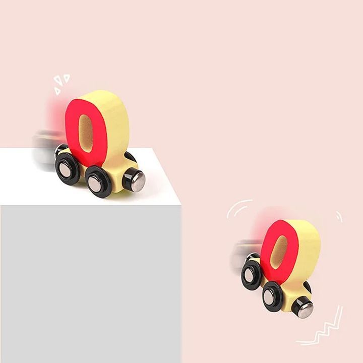  Tàu Hỏa Nam Châm Số Học – Xe Lửa Gắn Số Từ 0 Đến 10 