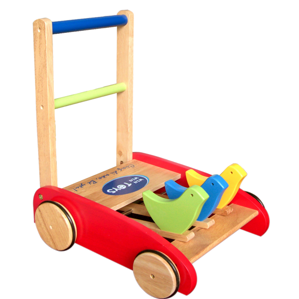  Xe tập đi con gà bằng gỗ cao su cao cấp 44cm Winwintoys 