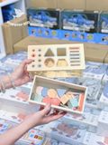  Hộp hình khối đa năng Montessori, đồ chơi gỗ tư duy cho bé 1+ 