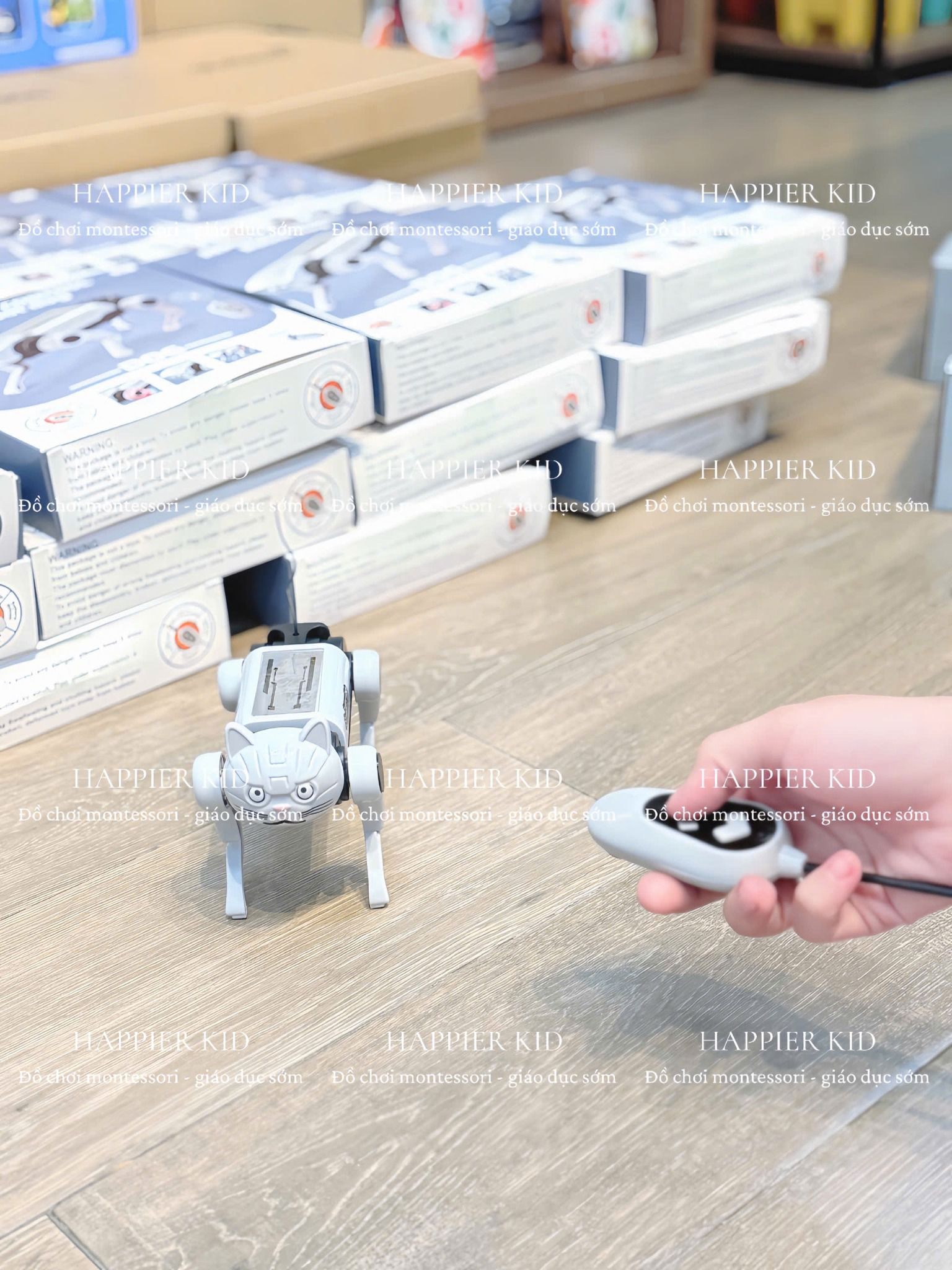  Lắp ráp chó robot thông minh, Đồ chơi giáo dục cho bé 8+ 