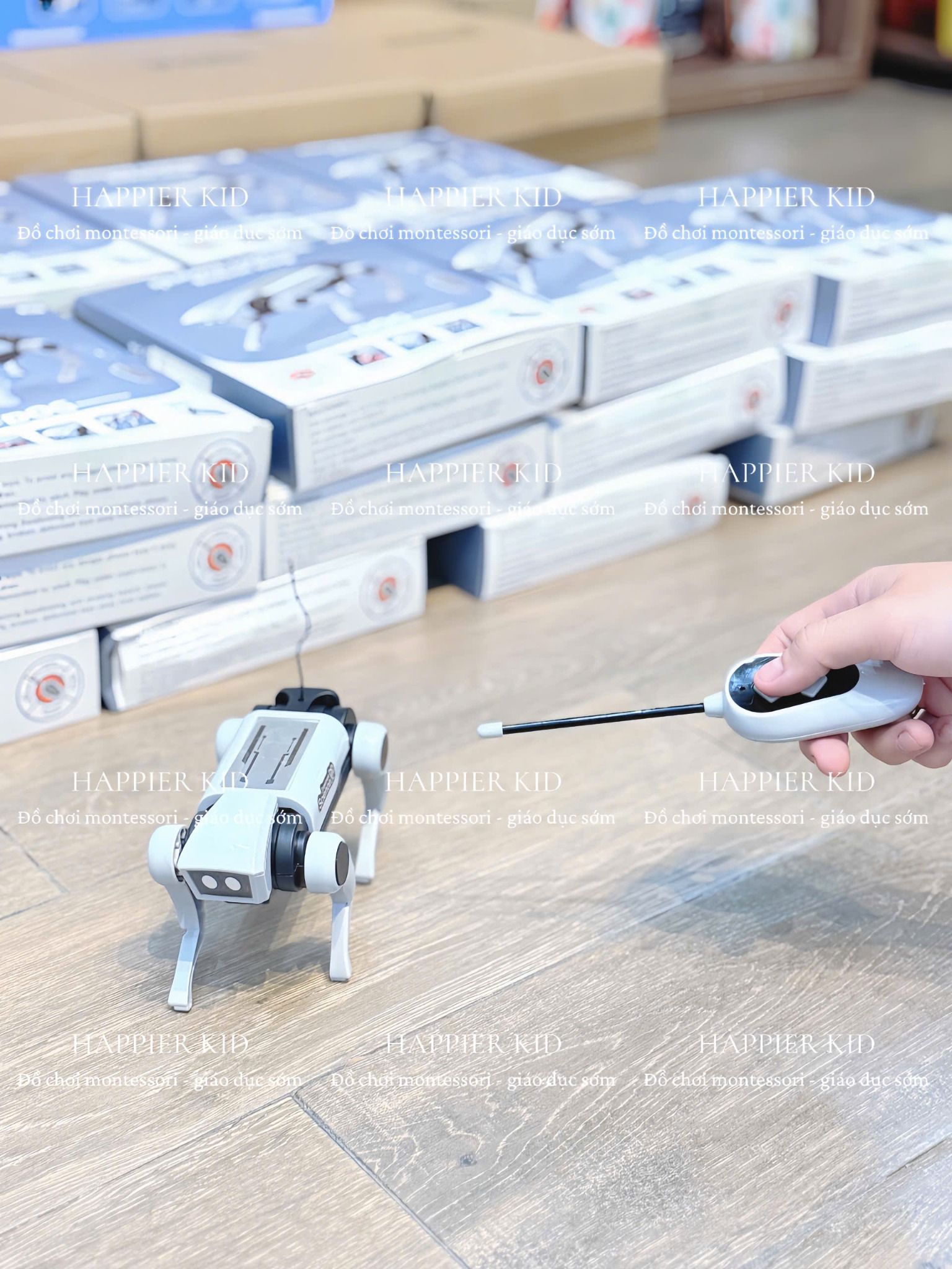  Lắp ráp chó robot thông minh, Đồ chơi giáo dục cho bé 8+ 