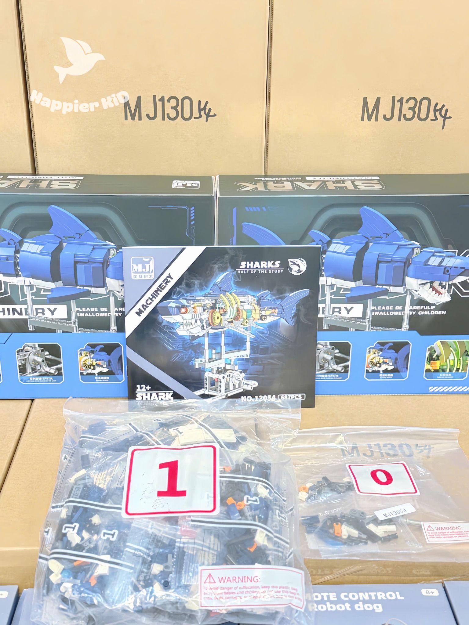  Lắp ráp robot cá mập từ 687 mảnh MJI 1 cho trẻ 10+ 