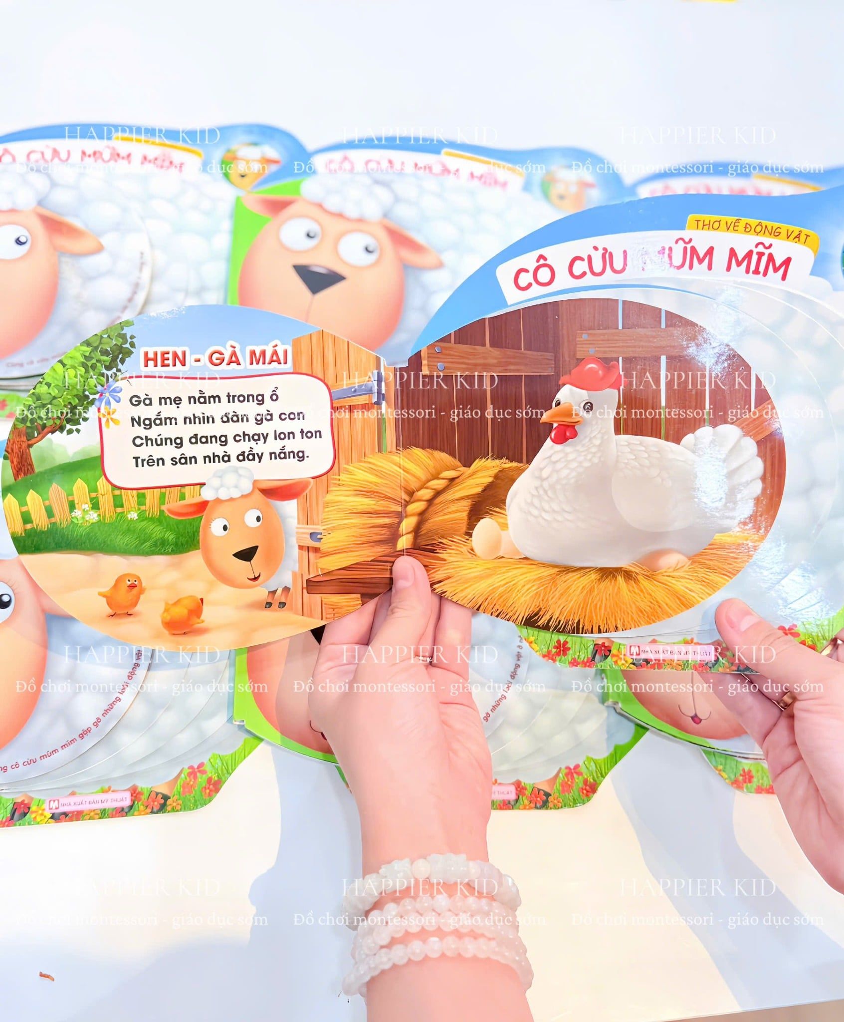  Thơ Về Động Vật - Cô Cừu Mũm Mĩm 