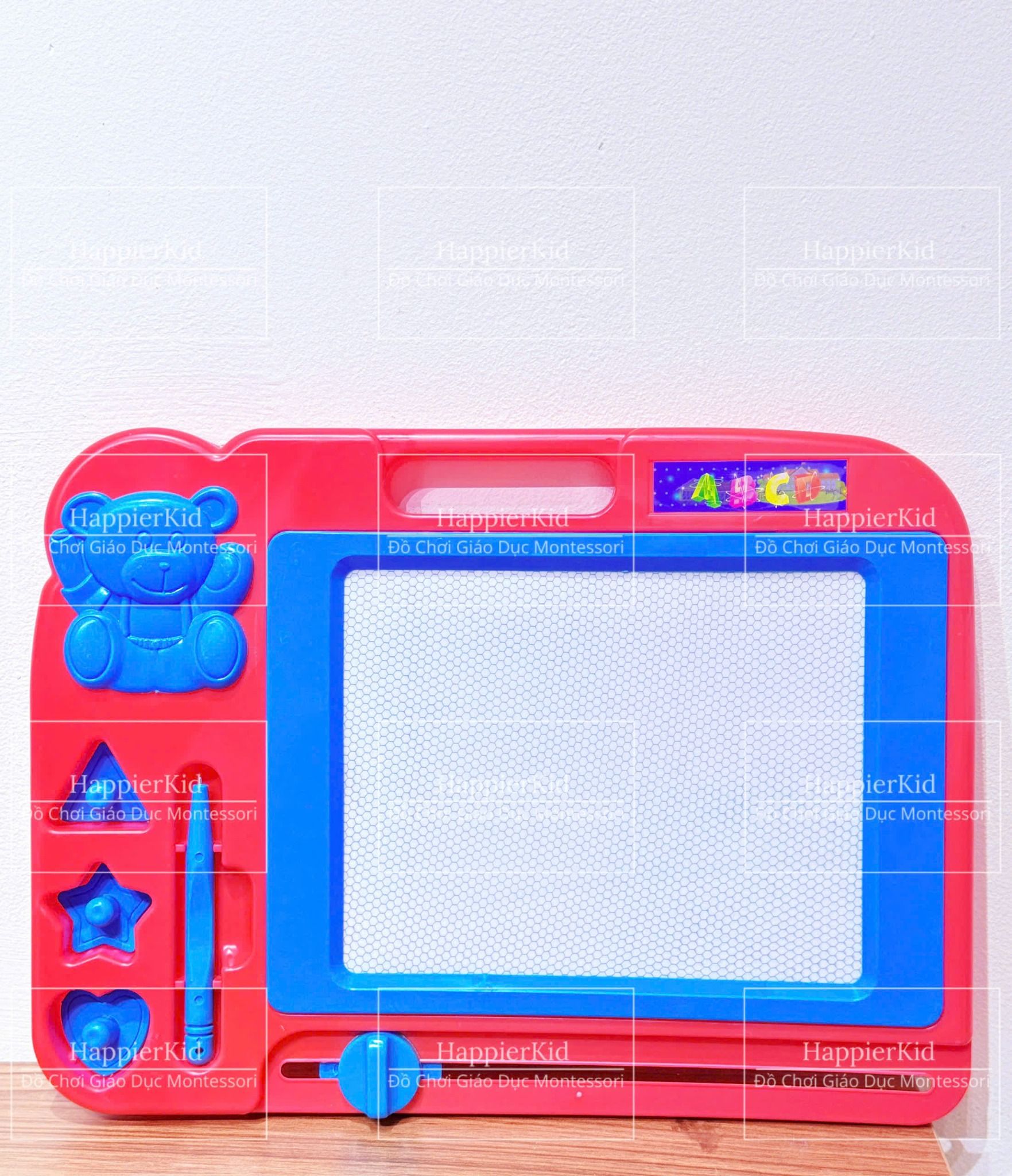  Bảng Tự Xóa Nam Châm 33cm x 24cm Hoàng Thu HT7897 Luyện chữ 