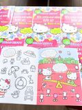  Sách Tô Màu HELLO KITTY - Rèn Luyện Khả Năng Quan Sát 