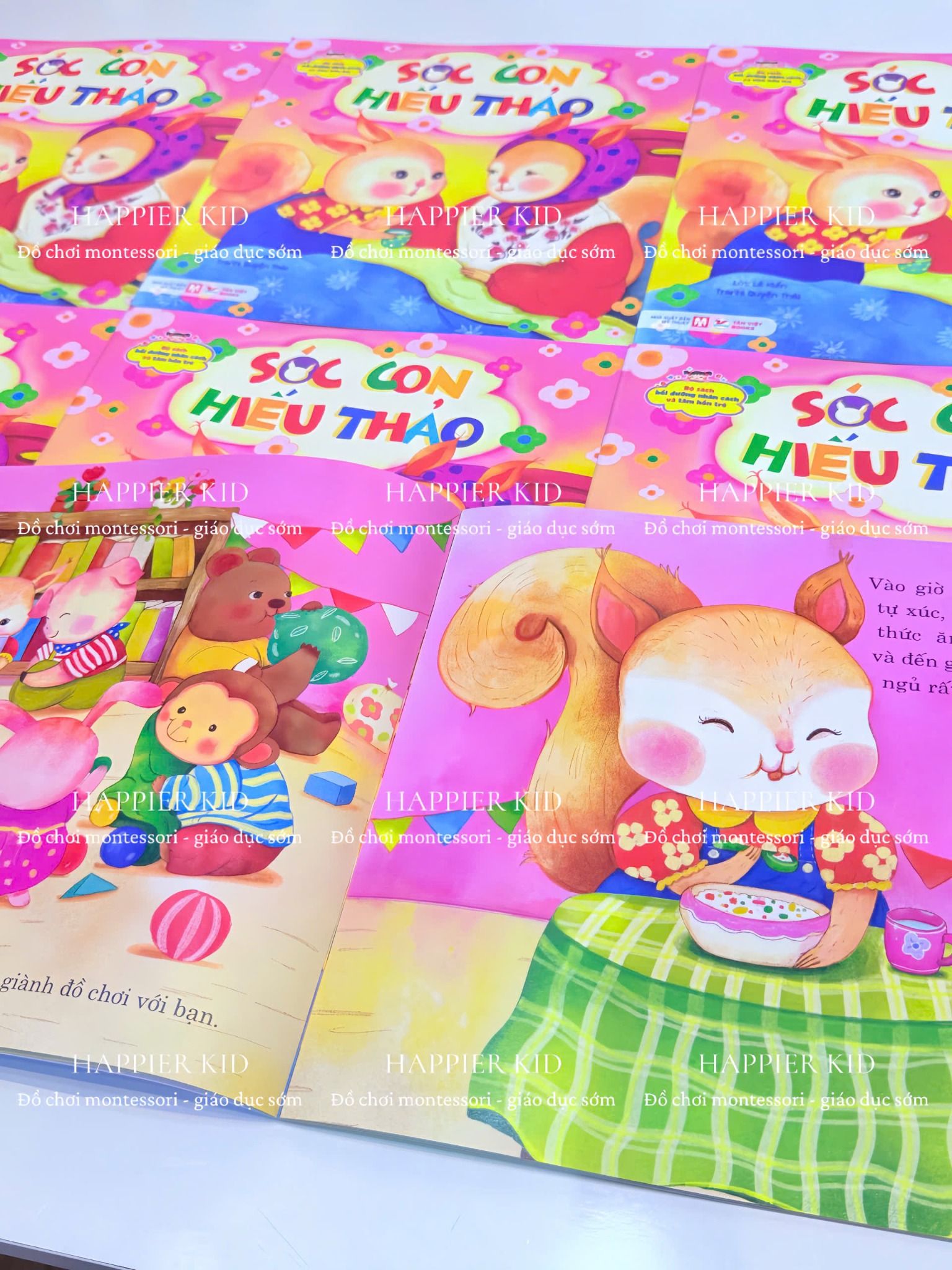  Sóc Con Hiếu Thảo - Bộ Sách Bồi Dưỡng Nhân Cách Và Tâm Hồn Trẻ 