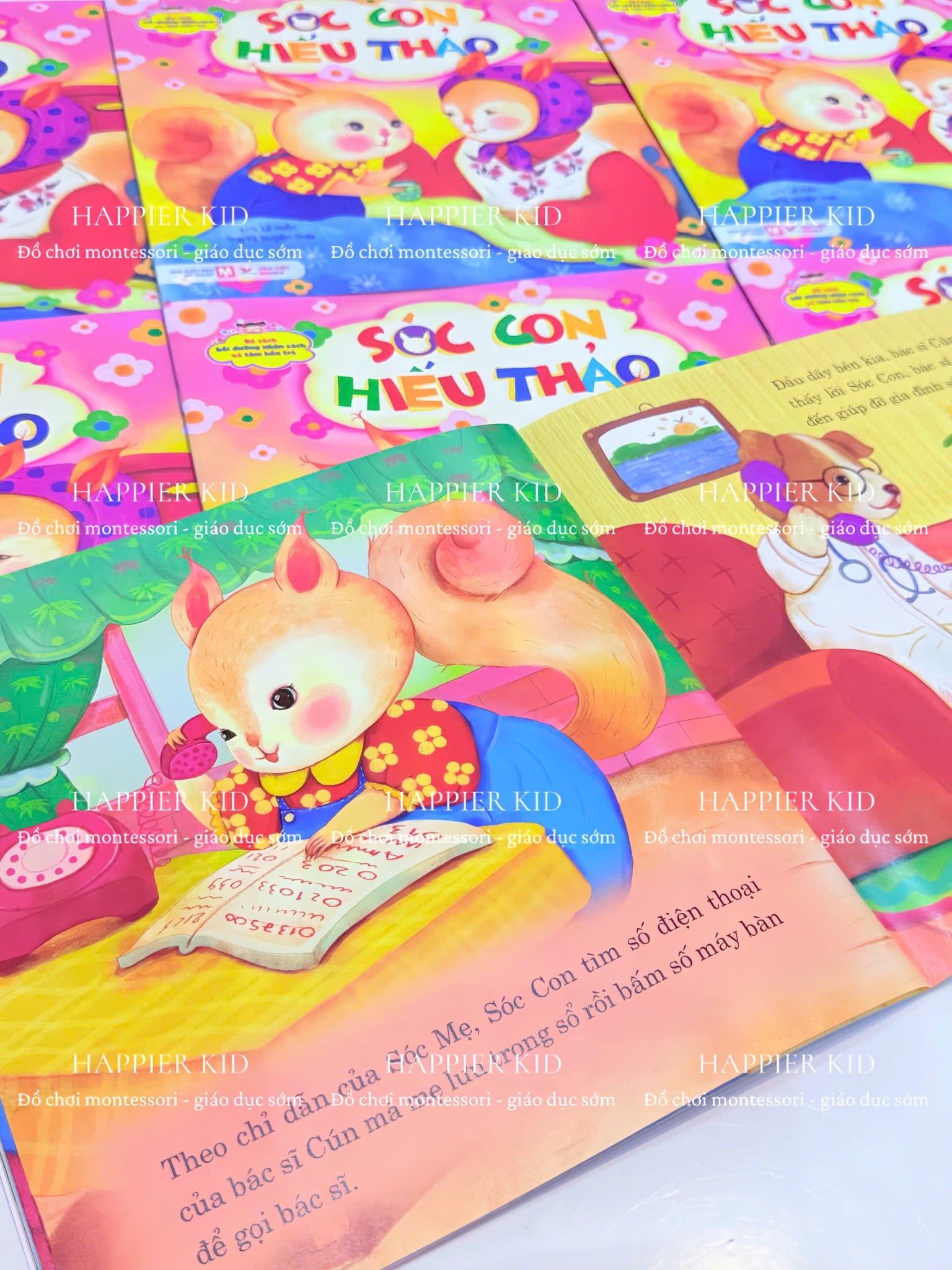  Sóc Con Hiếu Thảo - Bộ Sách Bồi Dưỡng Nhân Cách Và Tâm Hồn Trẻ 