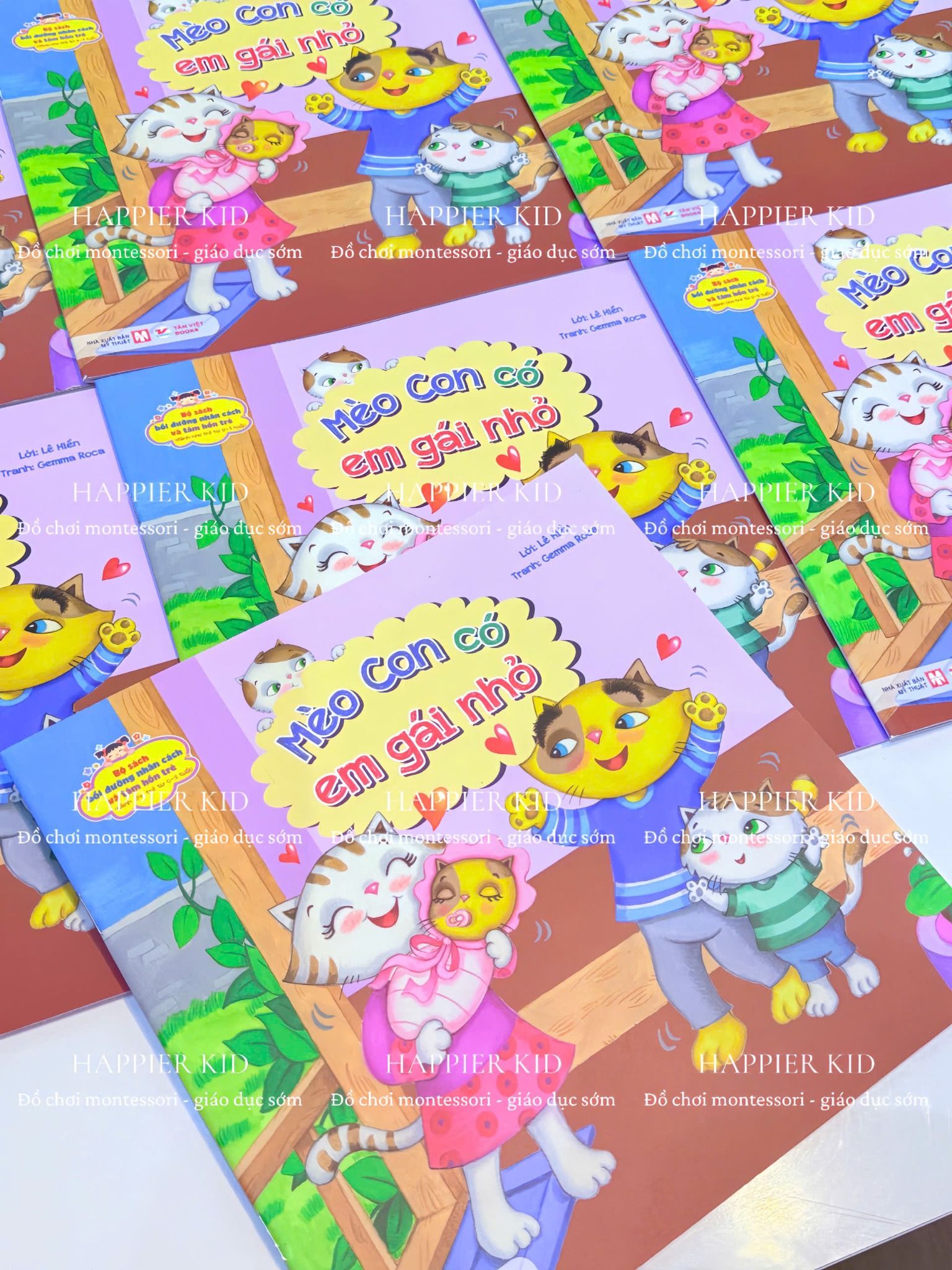  Mèo Con Có Em Gái Nhỏ - Bộ Sách Bồi Dưỡng Nhân Cách Và Tâm Hồn Trẻ 