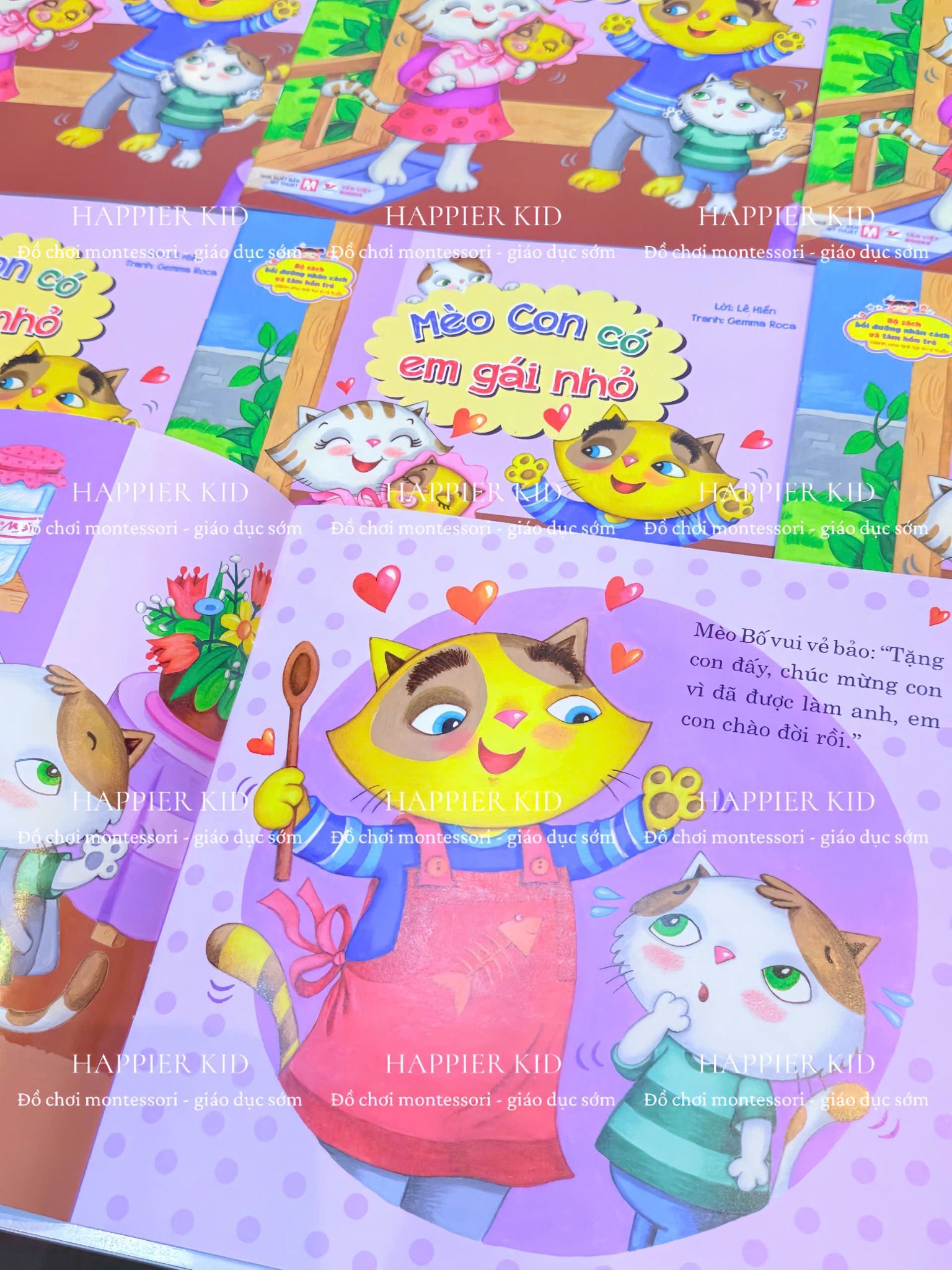  Mèo Con Có Em Gái Nhỏ - Bộ Sách Bồi Dưỡng Nhân Cách Và Tâm Hồn Trẻ 