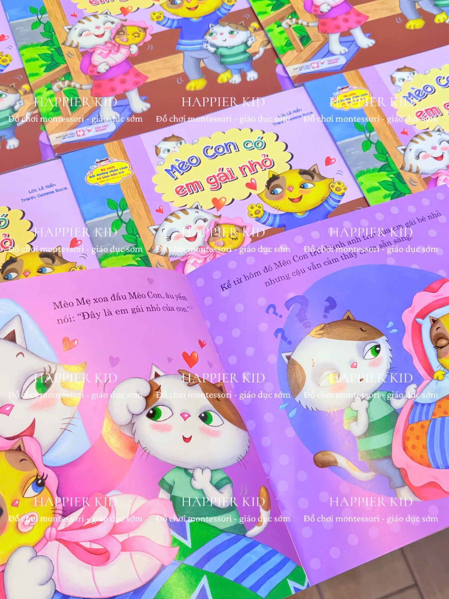  Mèo Con Có Em Gái Nhỏ - Bộ Sách Bồi Dưỡng Nhân Cách Và Tâm Hồn Trẻ 