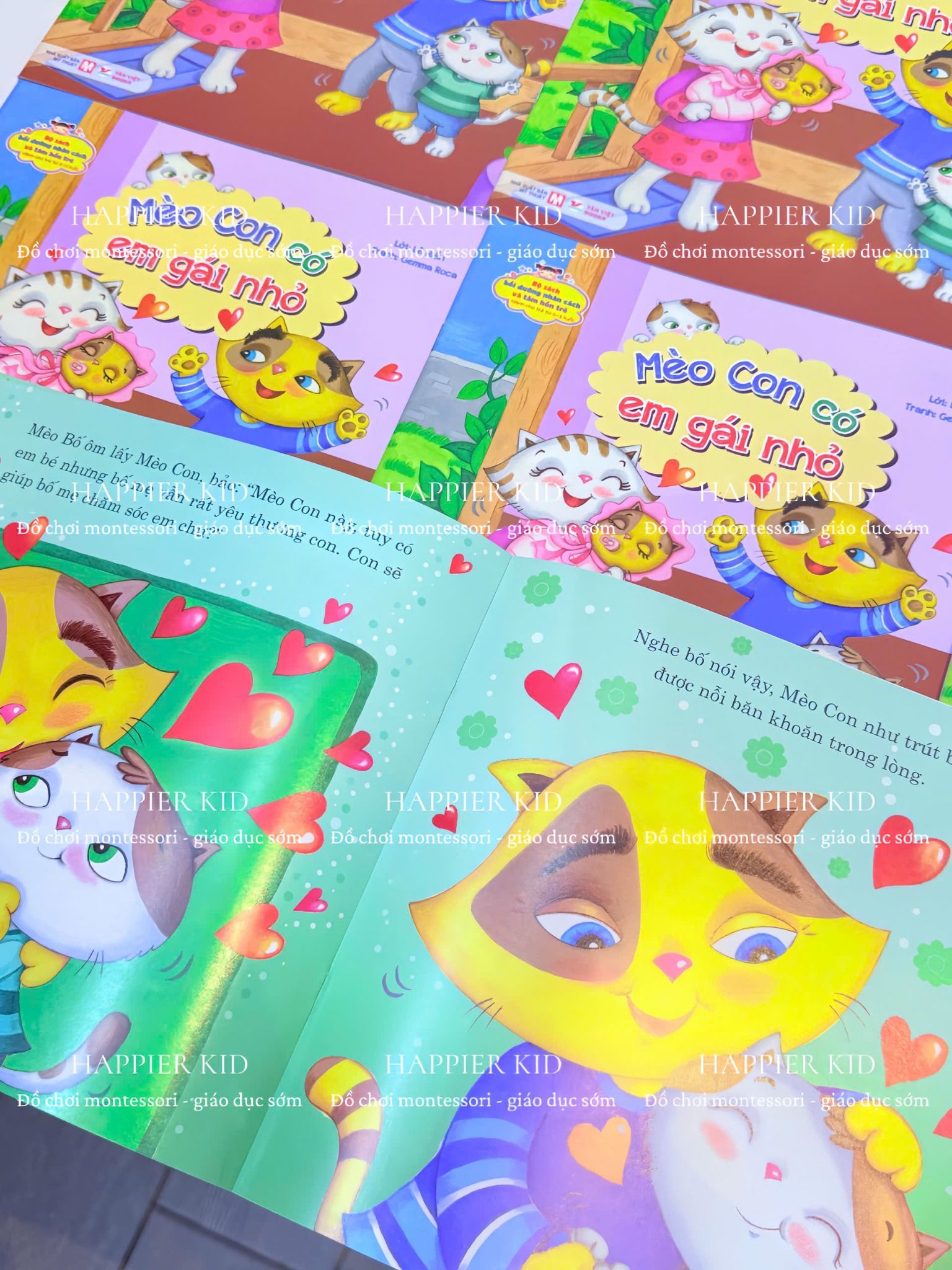  Mèo Con Có Em Gái Nhỏ - Bộ Sách Bồi Dưỡng Nhân Cách Và Tâm Hồn Trẻ 