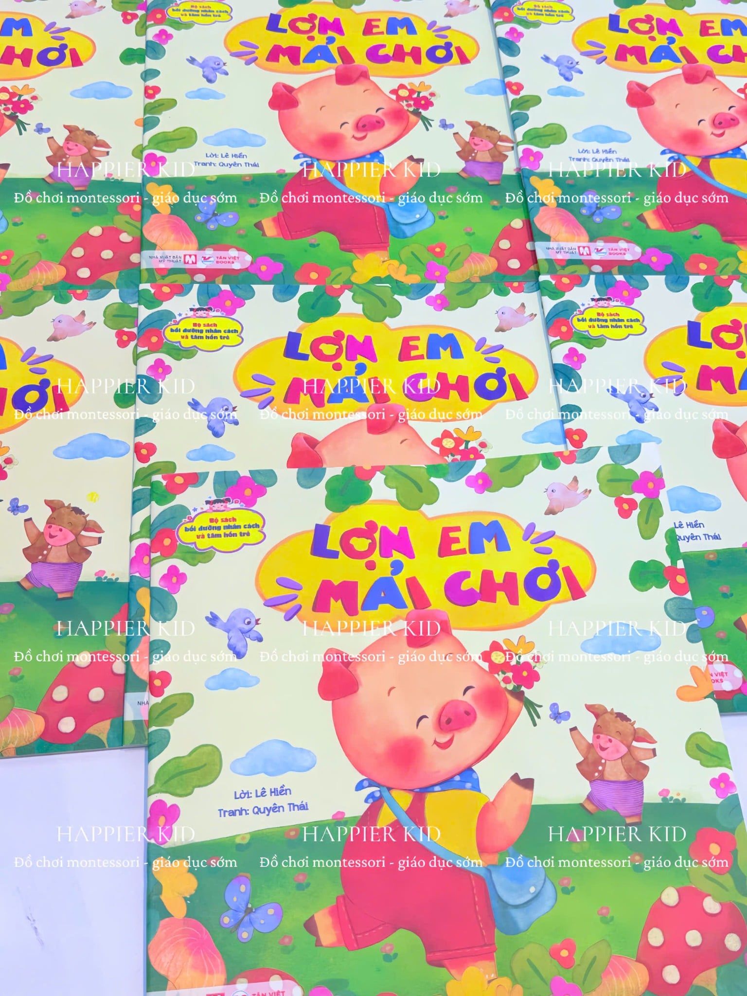  Lợn Em Mải Chơi - Bộ Sách Bồi Dưỡng Nhân Cách Và Tâm Hồn Trẻ 