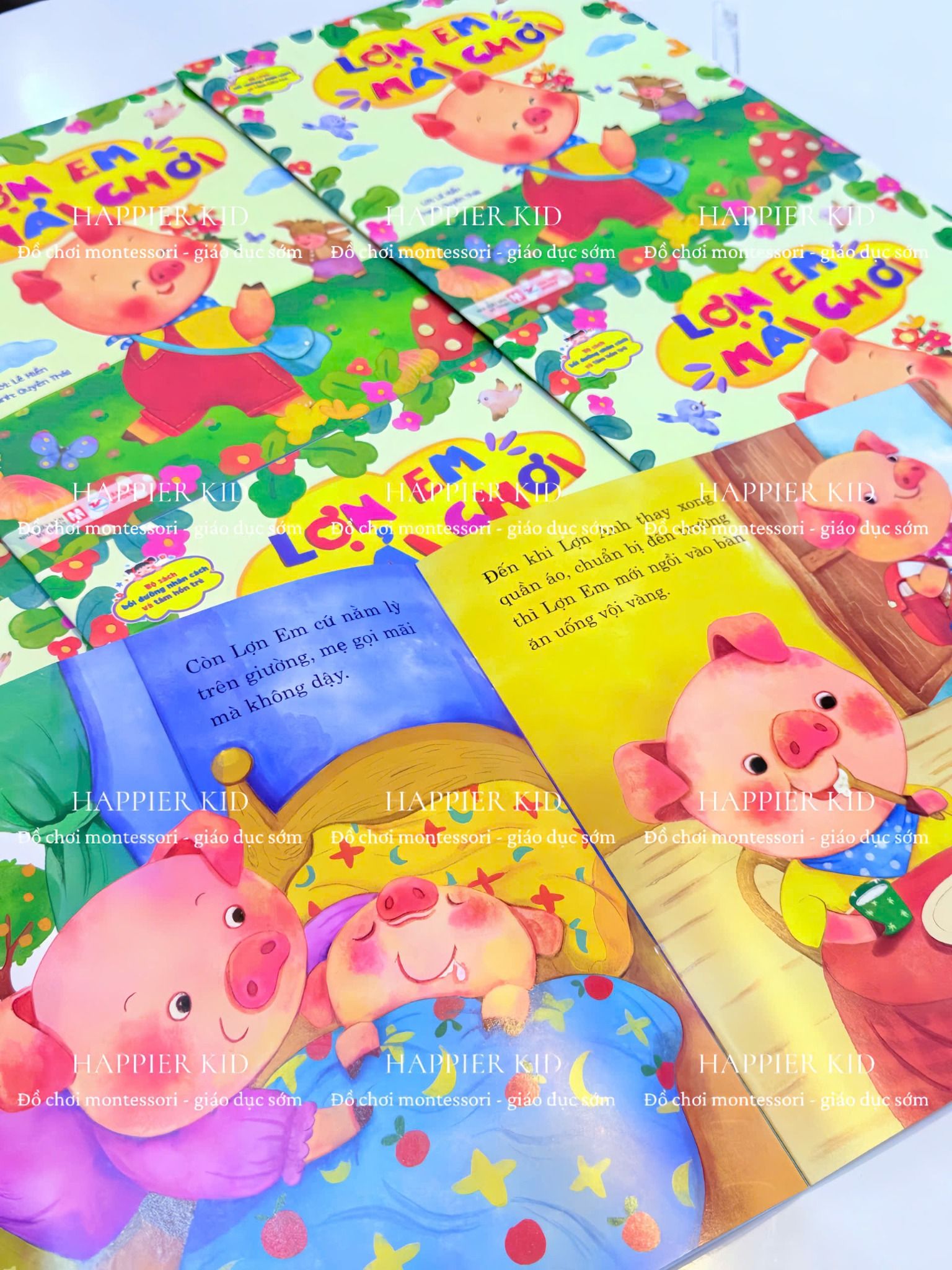  Lợn Em Mải Chơi - Bộ Sách Bồi Dưỡng Nhân Cách Và Tâm Hồn Trẻ 