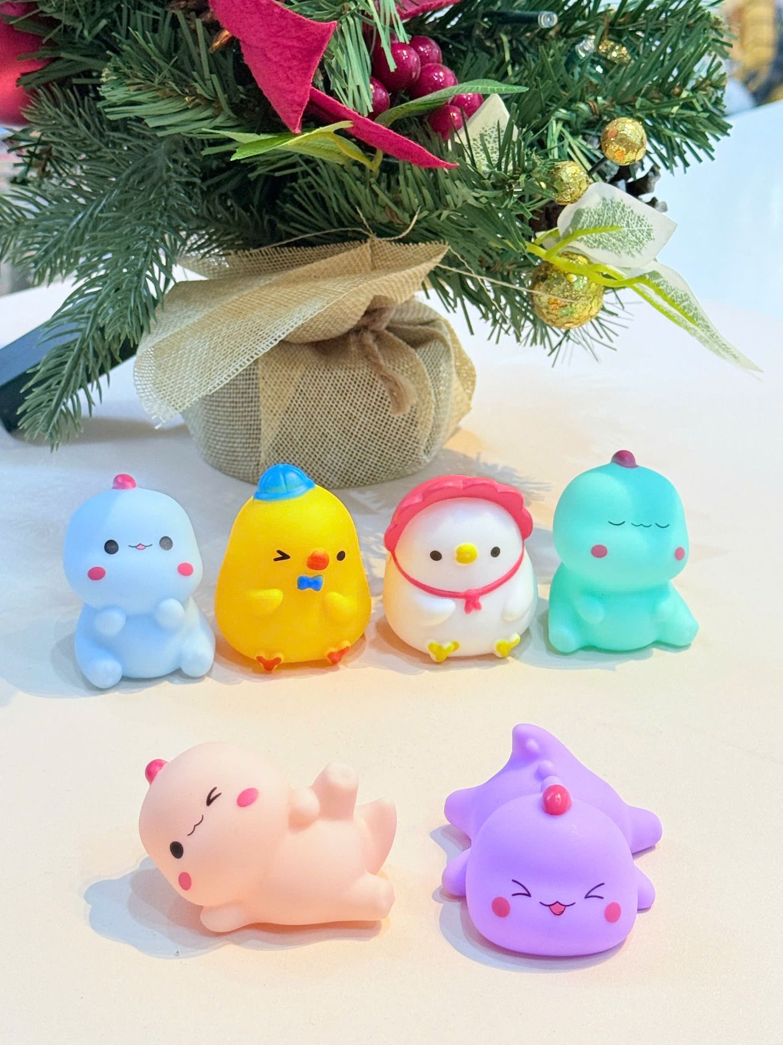  Bộ Đồ Chơi Nhà Tắm Chút Chít 6 Động Vật Dễ Thương 