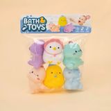  Bộ Đồ Chơi Nhà Tắm Chút Chít 6 Động Vật Dễ Thương 