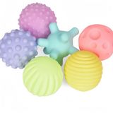  Bộ 6 Bóng Gai Cảm Giác Đa Kết Cấu Cho Bé 