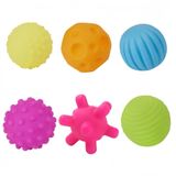  Bộ 6 Bóng Gai Cảm Giác Đa Kết Cấu Cho Bé 