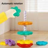  Đồ Chơi Thả Trụ Xếp Chồng Hoa Xoắn Ốc 