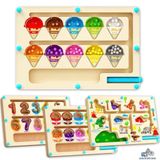  Trò chơi Mê cung từ tính magnetic color classification game 