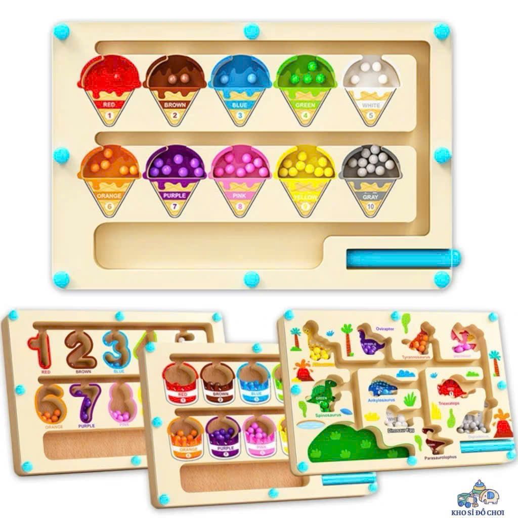  Trò chơi Mê cung từ tính magnetic color classification game 