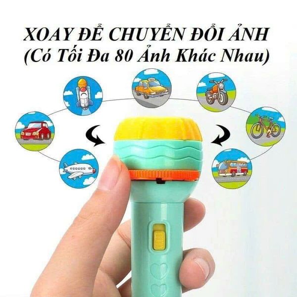  Đồ chơi hot trend Đèn pin chiếu 80 hình 