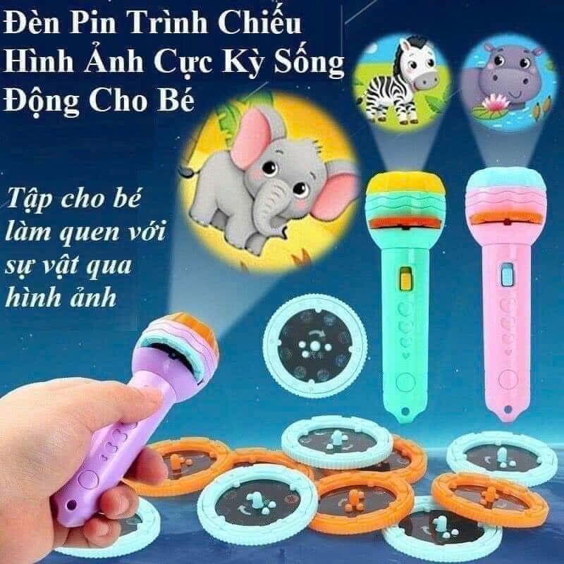  Đồ chơi hot trend Đèn pin chiếu 80 hình 