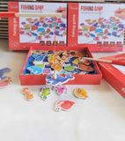  Hộp Đồ chơi gỗ Câu cá nam châm cao cấp 34 chi tiết 
