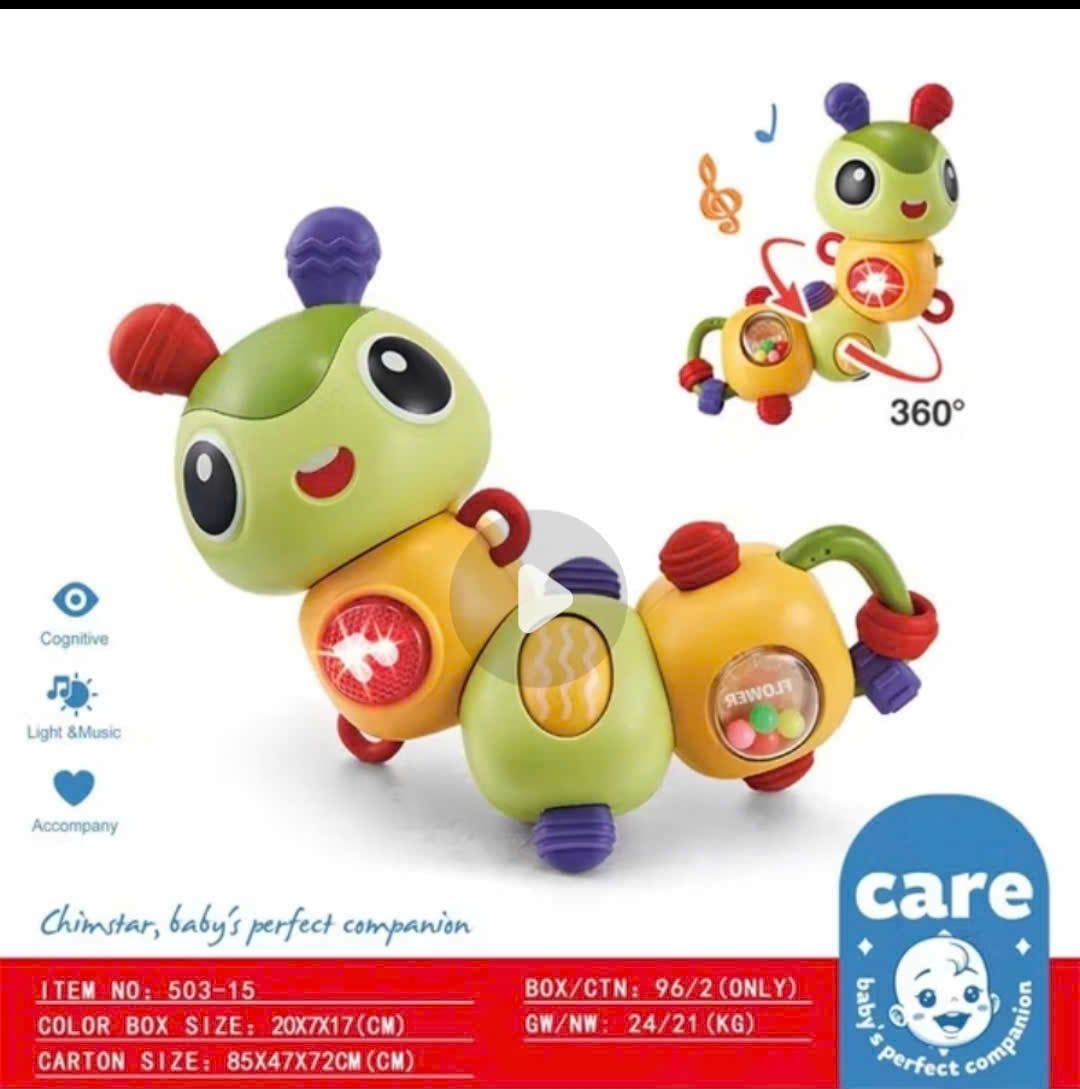  Đồ chơi Sâu bướm có nhạc xoay 360 độ cho bé từ 6 tháng 