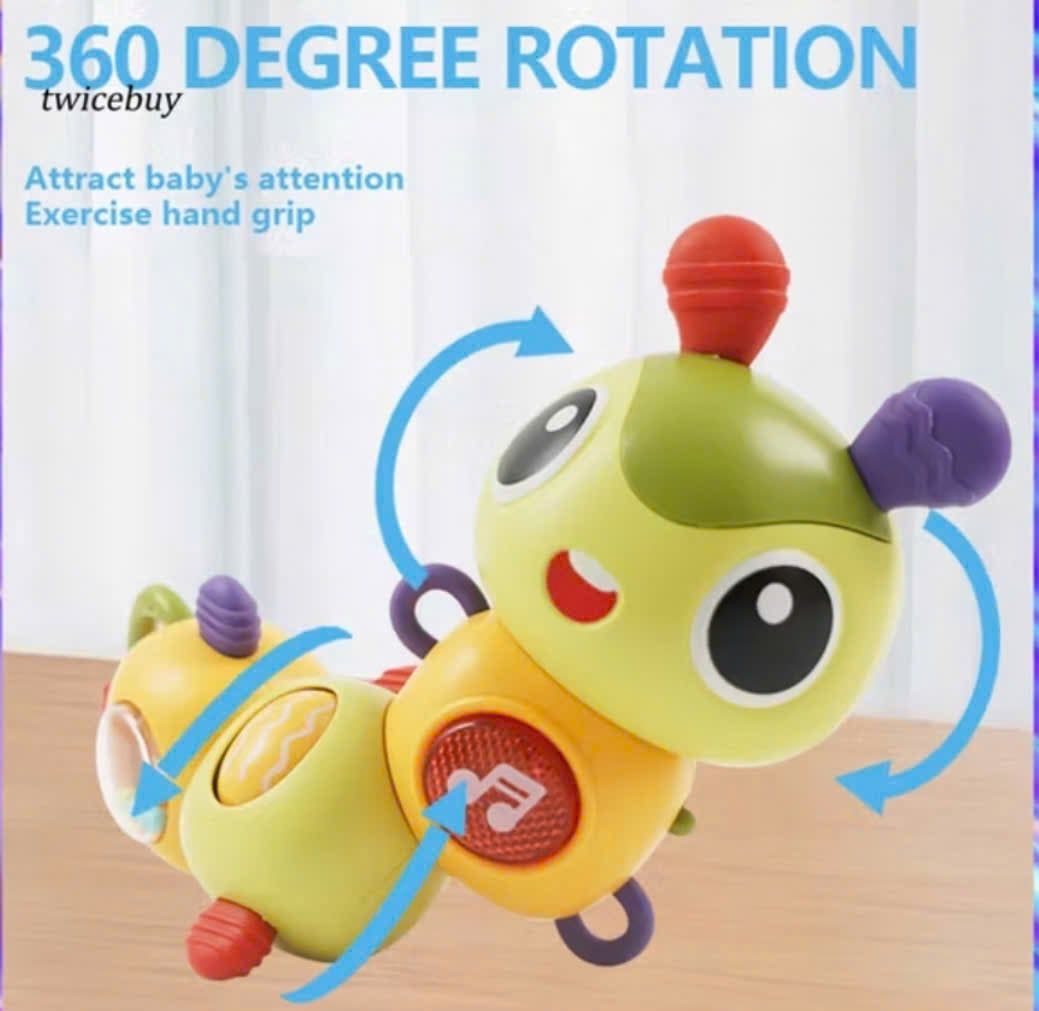  Đồ chơi Sâu bướm có nhạc xoay 360 độ cho bé từ 6 tháng 