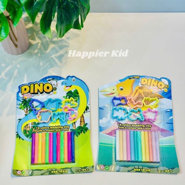  Đất nặn Kiddy Clay 12 Màu + Khuôn 