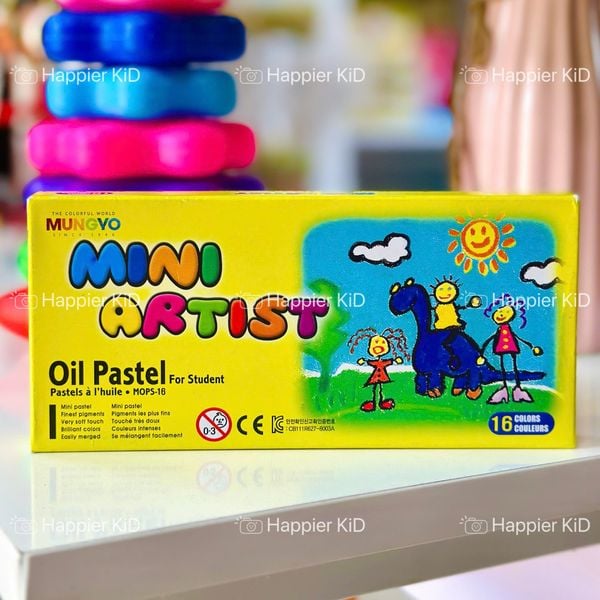  Bút sáp dầu Hàn Quốc Mungyo 16 màu 