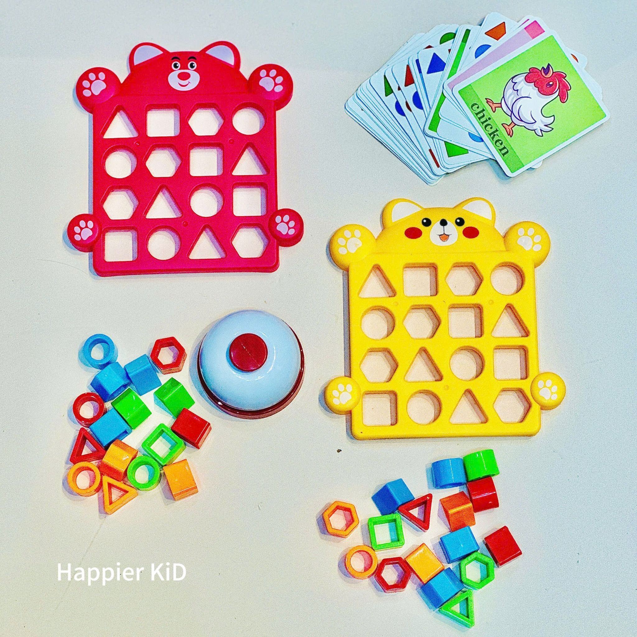  Hộp đồ chơi tương tác hình khối Geometry Pairing 
