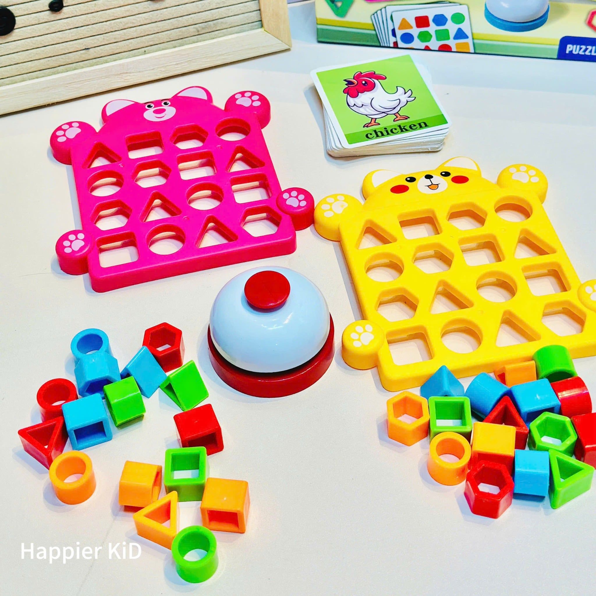  Hộp đồ chơi tương tác hình khối Geometry Pairing 