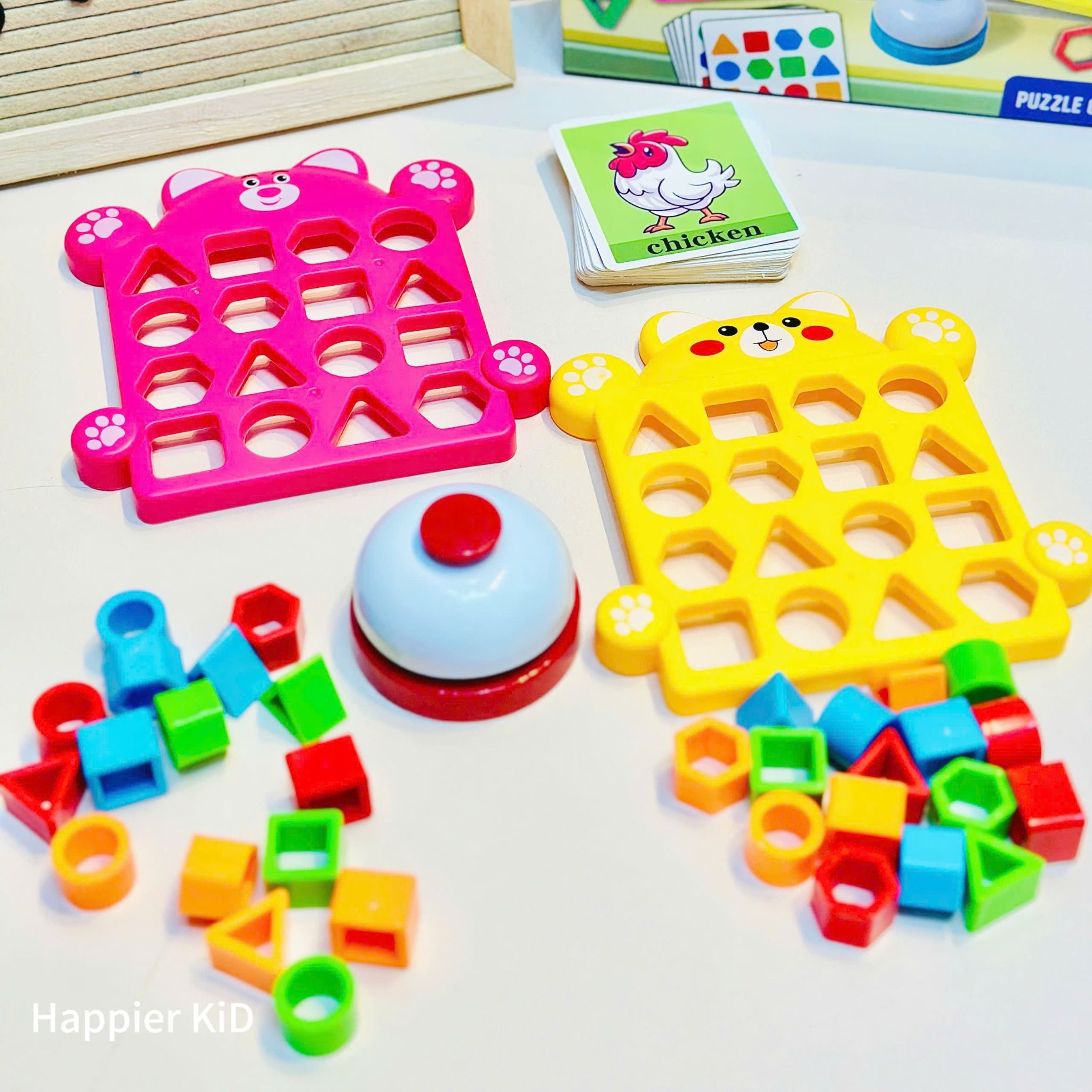  Hộp đồ chơi tương tác hình khối Geometry Pairing 