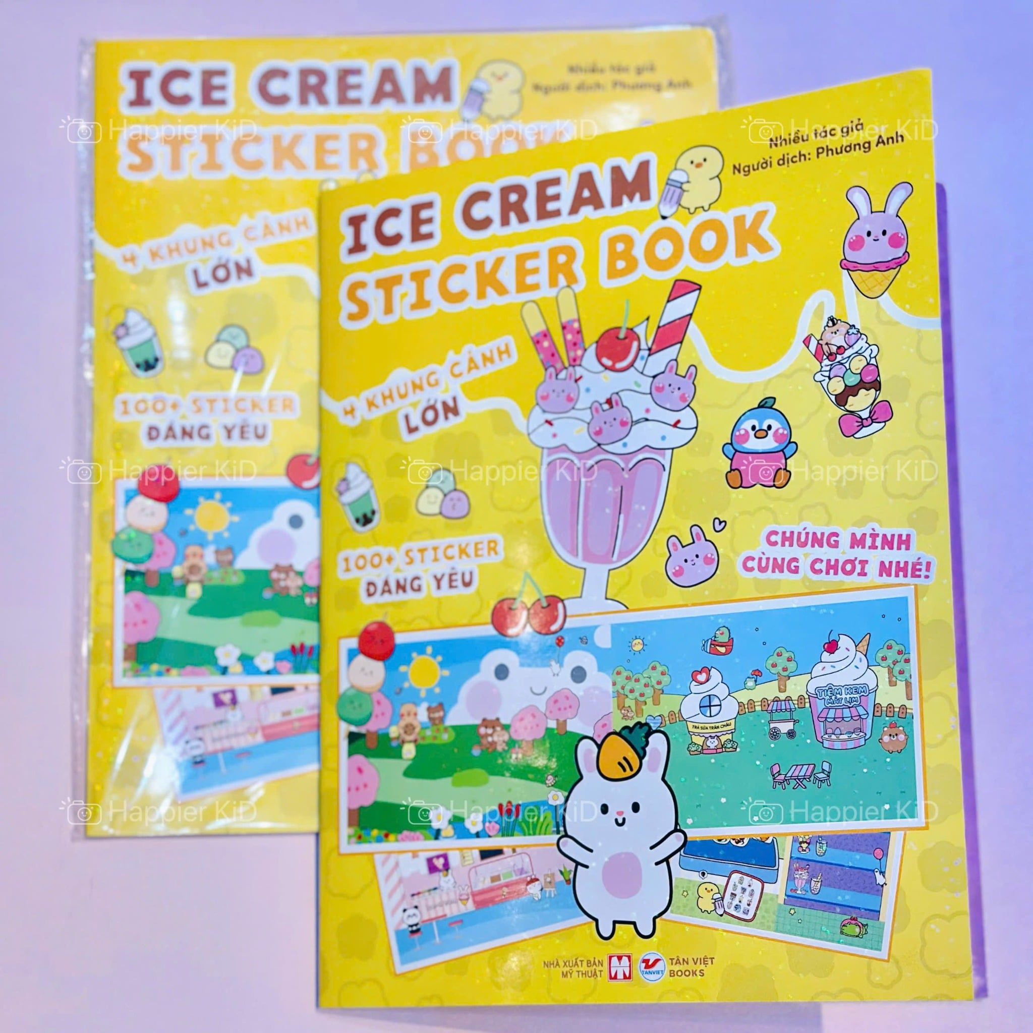  Sách Sticker Khổ Lớn: Ice Cream Sticker Book 