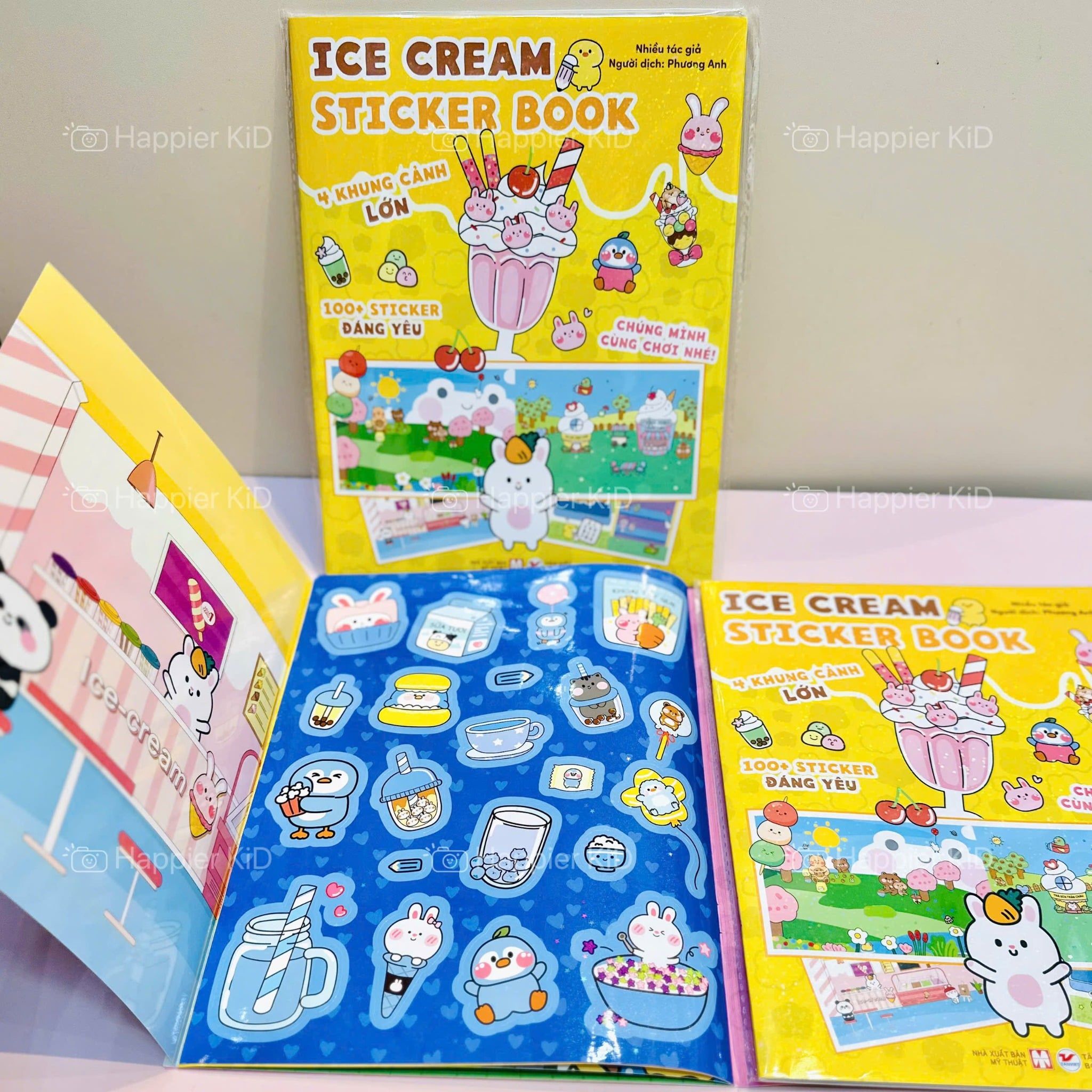  Sách Sticker Khổ Lớn: Ice Cream Sticker Book 