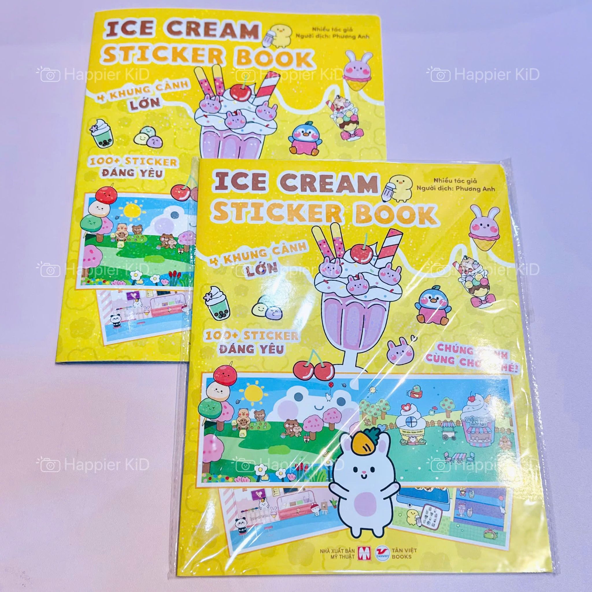  Sách Sticker Khổ Lớn: Ice Cream Sticker Book 