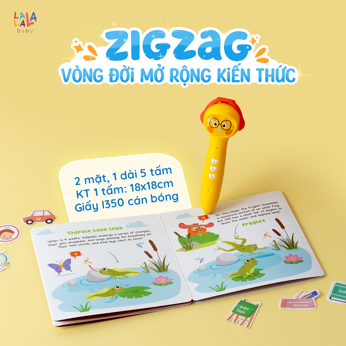  Bút chấm đọc song ngữ Lala Magic Pen - Đột phá trong học tập 