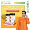  [Tặng tạp dề]Combo 2 Hũ Dầu Dừa Nấu Thủ Công APG ECO Chiết Xuất Từ Đặc Sản Bến Tre, quy cách hũ 250ML 