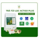  Trà Túi Lọc Atiso Plus Tăng Hiệu Quả với Công Thức Cải Tiến, quy cách túi gồm 60 gói x 2gr 