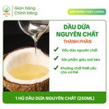  Combo 1 Hũ và 1 Chai Dầu Dừa Nấu Thủ Công APG ECO Chiết Xuất Từ Đặc Sản Bến Tre, quy cách hũ/chai 250ML 