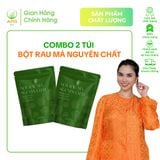  Combo 2 Túi Bột Rau Má Nguyên Chất APG ECO, Quy cách túi 2.5g x 20gói 