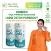  Combo 2 Hộp Ladodetox PureBody Hỗ trợ tự nhiên cho sức khoẻ, quy cách hộp 15ml x 24 gói 