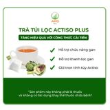 Trà Túi Lọc Atiso Plus Tăng Hiệu Quả với Công Thức Cải Tiến, quy cách túi gồm 60 gói x 2gr 