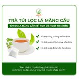  Combo 2 Túi Trà Túi Lọc Lá Mãng Cầu Hương Vị Ngọt Thanh - Thư Giãn Tự Nhiên, quy cách túi gồm 60 gói x 1,7gr 