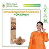  Nhang Đàn Hương Thuốc Bắc Sự Hòa Quyện Mộc Mạc Giữa Đàn Hương Trầm Lắng Và Thuốc Bắc, Quy cách Hộp 200 Cây 