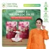  [Tặng bông tắm massage], Combo 2 Túi Trà Túi Lọc Tía Tô APG ECO 25 Gói x 2g Hỗ trợ Bệnh Gout Làm Đẹp Da 