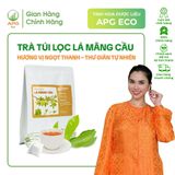  Trà Túi Lọc Lá Mãng Cầu Hương Vị Ngọt Thanh - Thư Giãn Tự Nhiên, quy cách túi gồm 60 gói x 1,7gr 