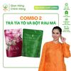  Combo Trà Túi Lọc Tía Tô & Bột Rau Má Nguyên Chất APG ECO Hỗ Trợ Thanh Nhiệt Giải Độc, Hỗ trợ Sáng da 