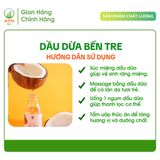  Combo 10 chai Dầu Dừa Nấu Thủ Công APG ECO Chiết Xuất Từ Đặc Sản Bến Tre 